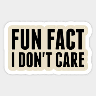 FUN FACT IDC Sticker